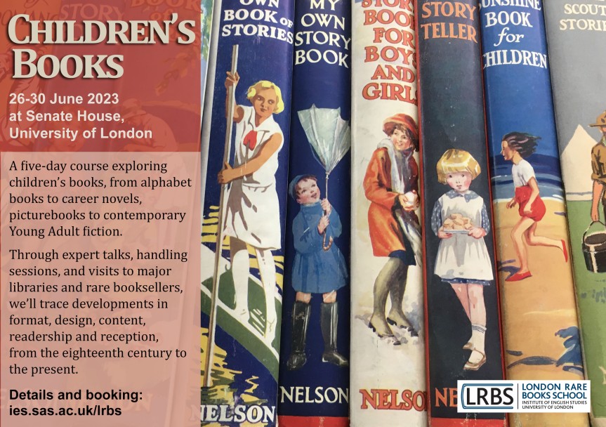 London Rare Books School Course on Children’s Books